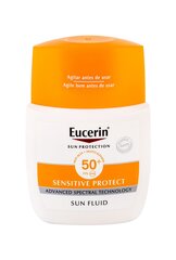 Солнцезащитный лосьон для жирной и чувствительной кожи Eucerin Sensitive Skin 50 мл цена и информация | Кремы от загара | kaup24.ee