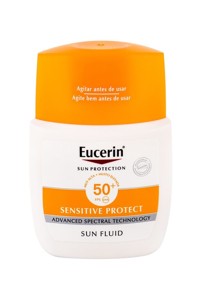 Päikesekaitsekreem rasusele ja tundlikule nahale Eucerin Sensitive Skin 50 ml цена и информация | Päikesekreemid | kaup24.ee