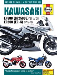 Kawasaki EX500 (GPZ500S) &amp; ER500 (ER-5) (87 - 05) цена и информация | Путеводители, путешествия | kaup24.ee