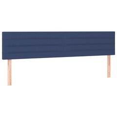 voodipeatsid 2 tk, sinine, 100x5x78/88 cm, kangas цена и информация | Кровати | kaup24.ee