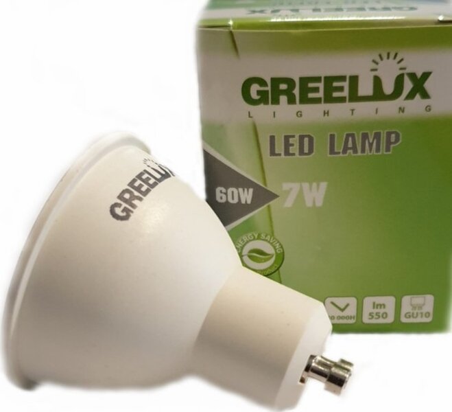 LED pirn GU10 7W 220-240V 4000K Greelux hind | kaup24.ee
