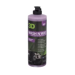 3D WASH N WAX – autošampoon vahaga (16OZ) цена и информация | Автохимия | kaup24.ee