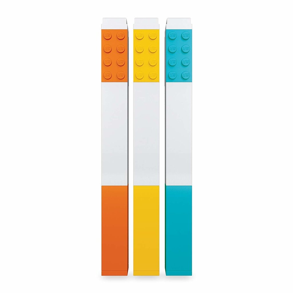 Tekstimarkerid LEGO® IQ Stationery, 3 tk hind ja info | Kirjutusvahendid | kaup24.ee
