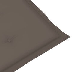 aiatooli istmepadjad 6 tk pruunikashall 120 x 50 x 3 cm цена и информация | Подушки, наволочки, чехлы | kaup24.ee