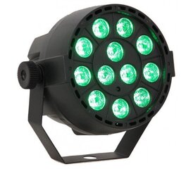 Valgusefekt Ibiza PAR-MINI-RGB3 12x 3W RGB LED, must hind ja info | Peokaunistused | kaup24.ee