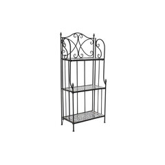 Полка DKD Home Decor Мозаика Керамика, чёрная Ковка (54 x 29 x 121 см) цена и информация | Полки | kaup24.ee