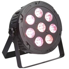 Световой сценический светодиодный прожектор LIGHT4ME TRI PAR 8x9W MKII RGB LED, тонкий, плоский цена и информация | Праздничные декорации | kaup24.ee