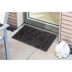 Jalamatt Pin Mat Must Naturaalne kumm 60 x 40 cm цена и информация | Ковры | kaup24.ee