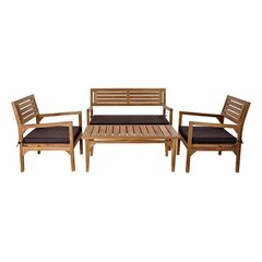 Набор стол и 3 кресла DKD Home Decor, 127 x 72 x 88 cм, 4 шт. цена и информация | Комплекты уличной мебели | kaup24.ee