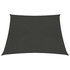 311104 Sunshade Sail 160 g/m² Anthracite 3/4x3 m HDPE hind ja info | Päikesevarjud, markiisid ja alused | kaup24.ee