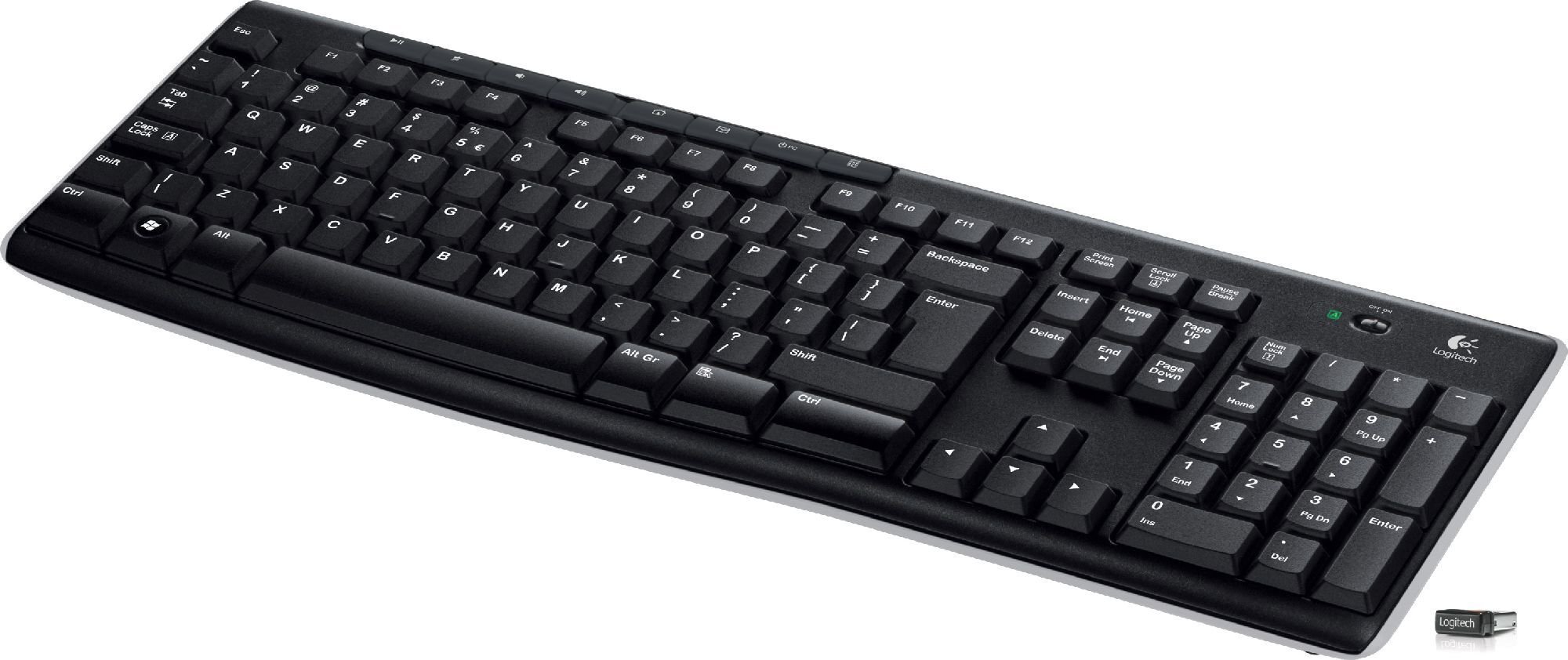 Logitech Wireless Keyboard K270, 920-003738 hind ja info | Klaviatuurid | kaup24.ee