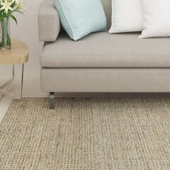 vaip naturaalne sisal 80x200 cm, pruunikashall hind ja info | Vaibad | kaup24.ee