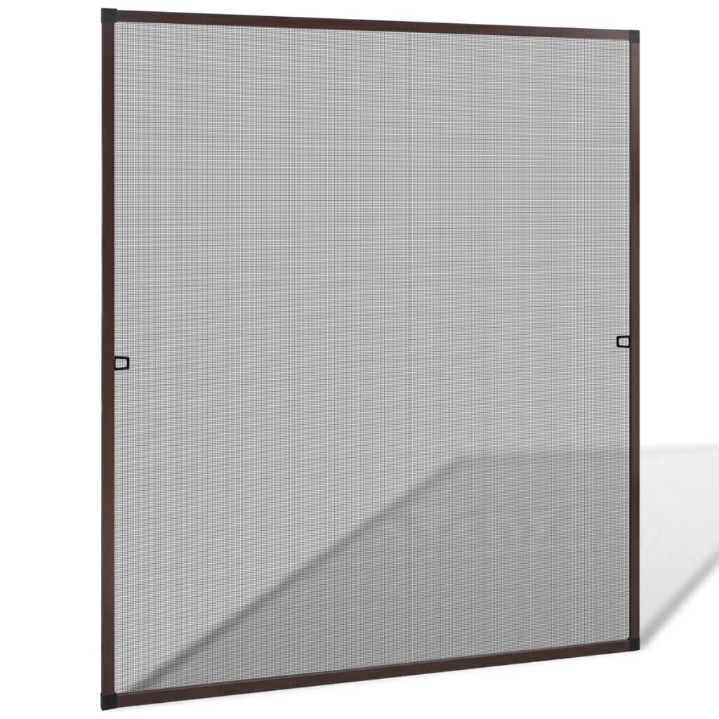 Pruun kaitsevõrk aknale koos raamiga, 130x150 cm hind ja info | Sääsevõrgud, putukavõrgud | kaup24.ee