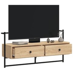 seinale kinnitatav telerikapp, Sonoma tamm, 100,5x30x51 cm hind ja info | TV alused | kaup24.ee