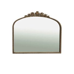 Настенное зеркало DKD Home Decor 85,7 x 5,7 x 87,6 cm Стеклянный Позолоченный Металл Лист растения цена и информация | Зеркала | kaup24.ee