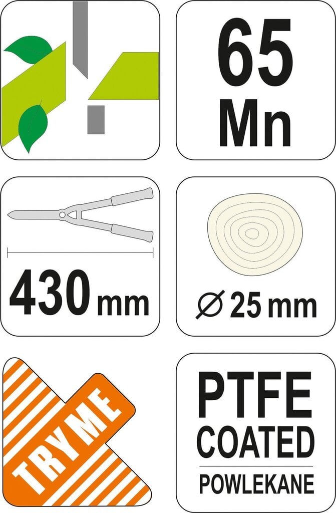 Oksakäärid 430 mm Flo 99101 hind ja info | Aiatööriistad | kaup24.ee