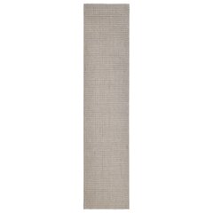 vaip, naturaalne sisal, 66 x 300 cm, liivakarva hind ja info | Vaibad | kaup24.ee