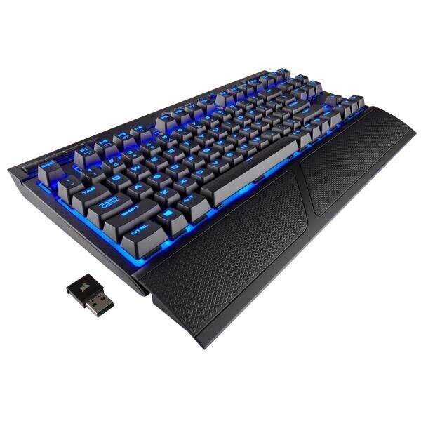 Corsair K63 Wireless, Blue LED, Cherry MX Red, US hind ja info | Klaviatuurid | kaup24.ee