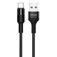 Кабель Usams SJ221TC01, USB A 2.0 - USB C, 1.2 м цена и информация | Кабели и провода | kaup24.ee