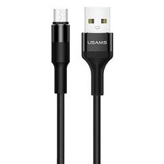 Кабель Usams SJ224USB01, USB A 2.0 - micro USB, 1.2 м цена и информация | Кабели и провода | kaup24.ee