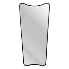 Настенное зеркало 40 x 2,8 x 40 cm Стеклянный Чёрный Алюминий цена и информация | Зеркала | kaup24.ee