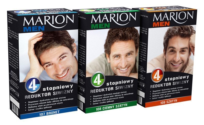 Tooniv šampoon meeste hallidele juustele Marion Nr. 109, 4 x 15 ml hind ja info | Šampoonid | kaup24.ee
