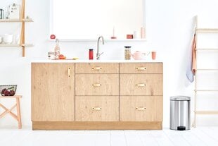 Brabantia мусорный бак NewIcon, 20 л, матовый, серый цена и информация | Мусорные баки | kaup24.ee