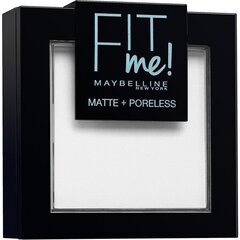 Kompaktpuuder Maybelline New York Fit Me Matte&amp;Poreless, 090 Transparent, 9 g цена и информация | Пудры, базы под макияж | kaup24.ee