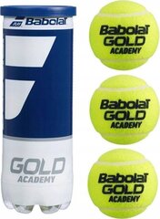 Теннисные мячи Babolat Gold Academy 3 шт. цена и информация | Товары для большого тенниса | kaup24.ee