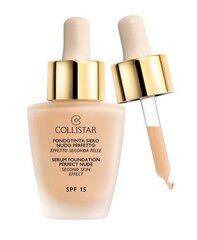 Vedel jumestuskreem Collistar SPF15 Second Skin Effect 30 ml, 2 Beige hind ja info | Jumestuskreemid, puudrid | kaup24.ee