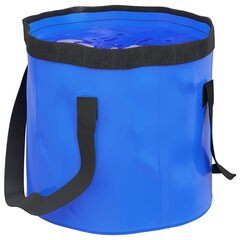 kokkupandavad ämbrid 2 tk sinine 30 l PVC цена и информация | Ящики для вещей | kaup24.ee