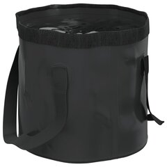 kokkupandavad ämbrid 2 tk must 30 l PVC hind ja info | Hoiukastid ja -korvid | kaup24.ee