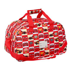 Spordikott Cars Let's race Punane Valge (40 x 24 x 23 cm) hind ja info | Spordikotid, seljakotid | kaup24.ee