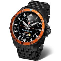 Vostok Europe N1 Rocket GMT NH34-225C714Br NH34-225C714Br hind ja info | Meeste käekellad | kaup24.ee