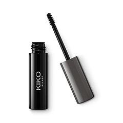 Оттеночная тушь с волокнами для густых и аккуратных бровей Kiko Milano Eyebrow Fibers Coloured Mascara, 06 цена и информация | Карандаши, краска для бровей | kaup24.ee