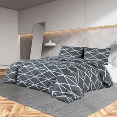 voodipesukomplekt, hall, 200 x 200 cm, puuvill hind ja info | Voodipesu | kaup24.ee