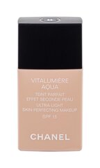 Основа для макияжа Chanel Vitalumiere Aqua 70 Beige, 30 мл цена и информация | Пудры, базы под макияж | kaup24.ee