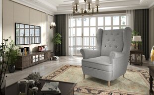 Кресло Aros, светло-серое цена и информация | Кресла в гостиную | kaup24.ee
