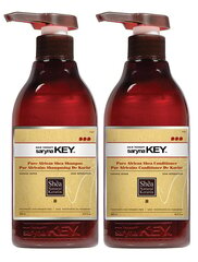 Taastav Juuksehoolduskomplekt Saryna KEY Pure African Shea šampoon 500 ml + palsam 500 ml цена и информация | Шампуни | kaup24.ee