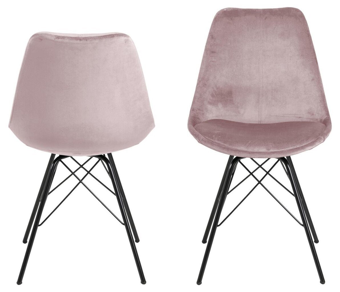 2 tooli komplekt Eris, roosa цена и информация | Söögilaua toolid, köögitoolid | kaup24.ee