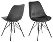 2 tooli komplekt Eris, hall hind ja info | Söögilaua toolid, köögitoolid | kaup24.ee