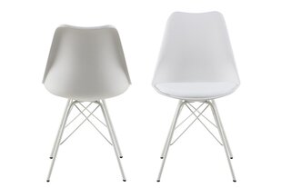 Комплект из 2-х стульев Eris, белый цена и информация | Стулья для кухни и столовой | kaup24.ee