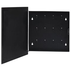 võtmekarp magnetplaadiga, must, 35 x 35 x 5,5 cm цена и информация | Ящики для вещей | kaup24.ee