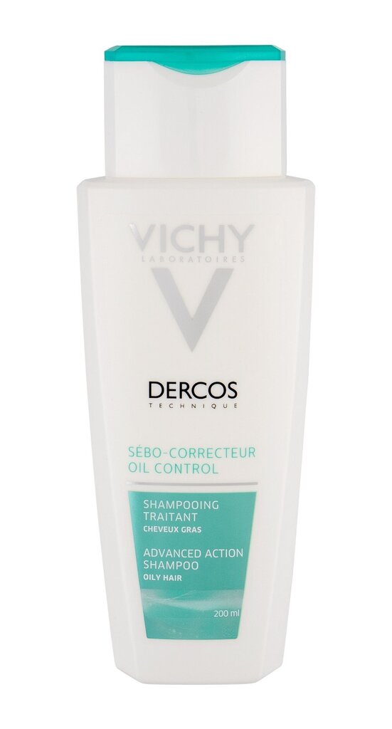 Šampoon rasustele juustele Vichy Dercos Technique Oil Control 200 ml hind ja info | Šampoonid | kaup24.ee