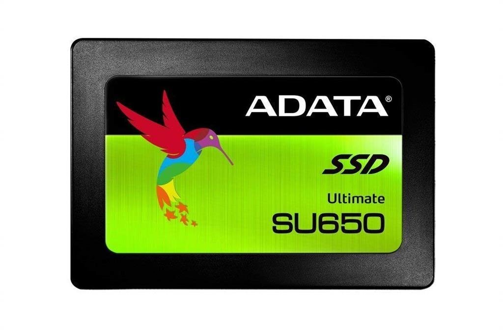 ADATA 960GB 2,5" SATA SSD Ultimate SU650 цена и информация | Sisemised kõvakettad (HDD, SSD, Hybrid) | kaup24.ee