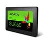 ADATA 960GB 2,5" SATA SSD Ultimate SU650 hind ja info | Sisemised kõvakettad (HDD, SSD, Hybrid) | kaup24.ee