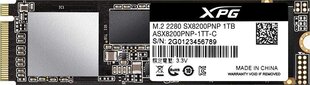 ADATA 1TB M.2 PCIe NVMe XPG SX8200 Pro hind ja info | Sisemised kõvakettad (HDD, SSD, Hybrid) | kaup24.ee