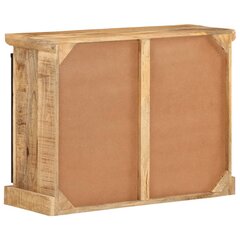 puhvetkapp 80 x 30 x 60 cm mangopuit цена и информация | Шкафчики в гостиную | kaup24.ee