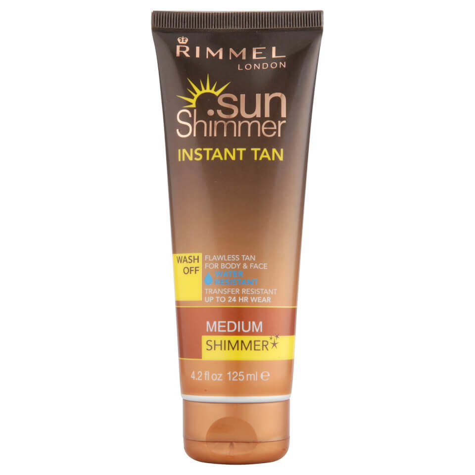 Isepruunistav palsam kehale ja näole Rimmel London Sun Shimmer Instant Tan Shimmer 125 ml, Medium Shimmer цена и информация | Isepruunistavad kreemid | kaup24.ee