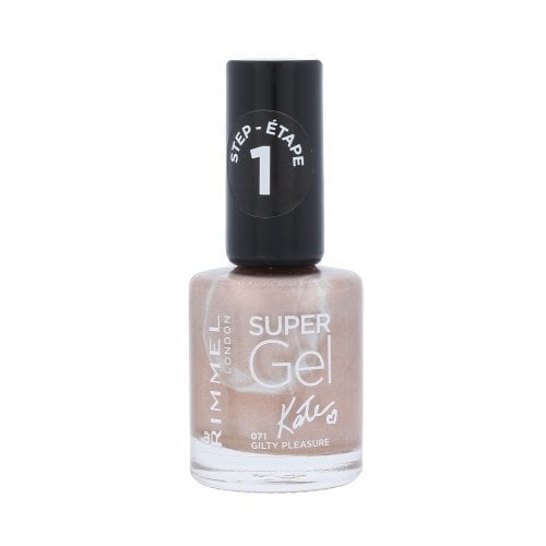 Küünelakk Rimmel London Super Gel By Kate 12 ml, 071 Guilty Pleasure hind ja info | Küünelakid, küünetugevdajad | kaup24.ee